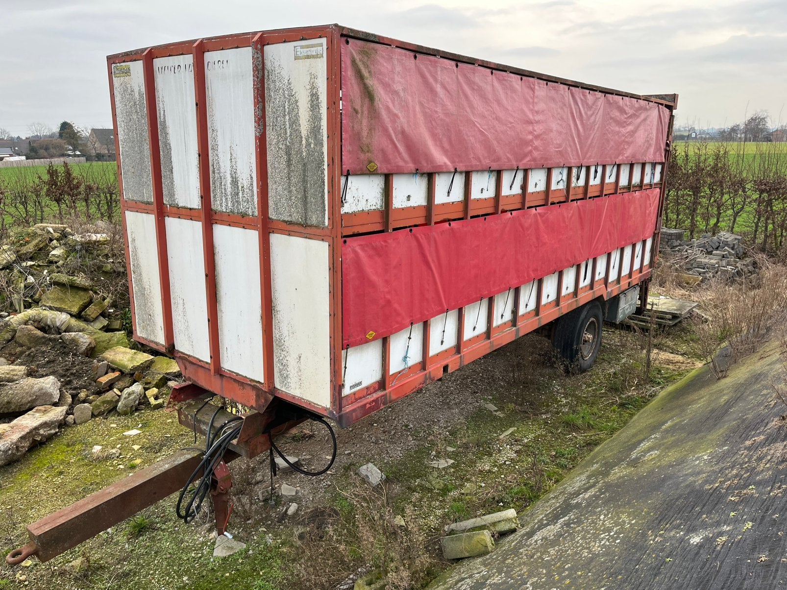 Transportwagen voor varkens, Meerdere dieren, Varken