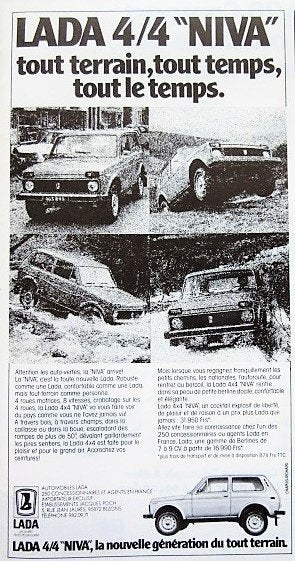 5 vintage advertenties reclames Lada autos 76-79 auto, Ophalen of Verzenden, Gebruikt, Auto's