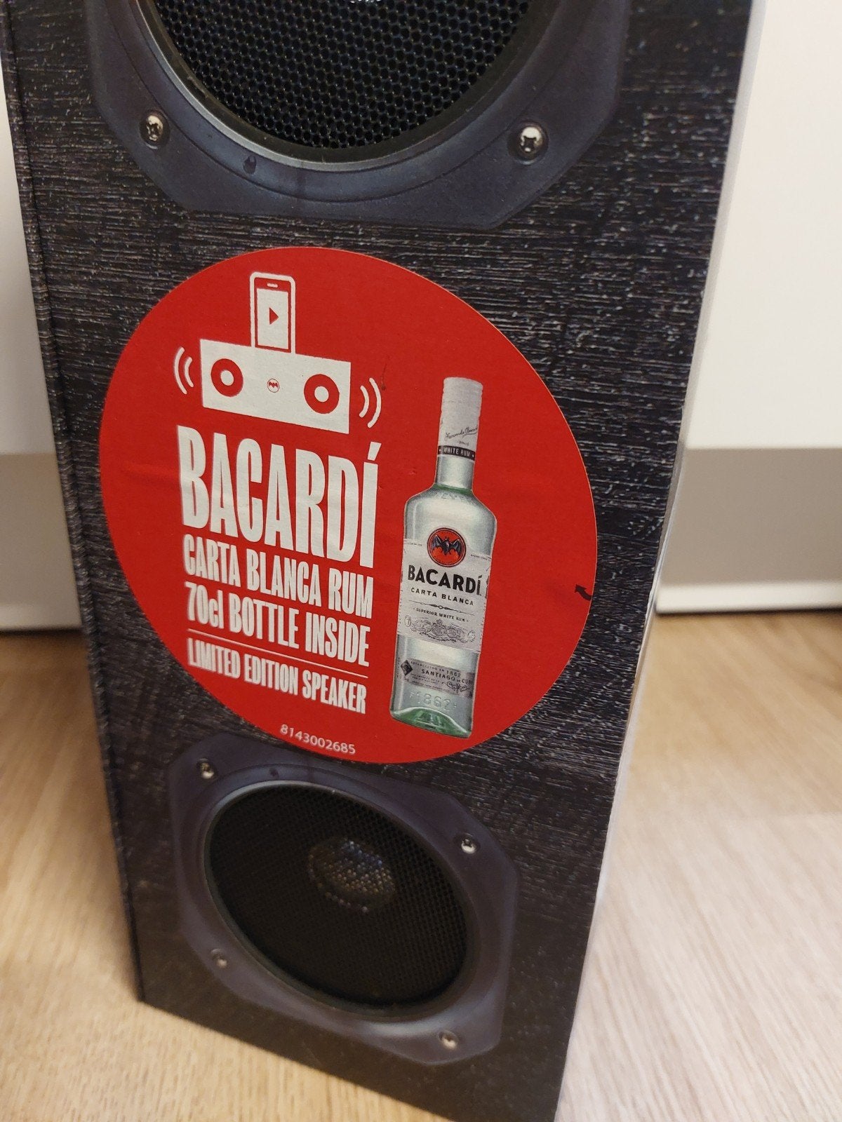 Bacardi speaker, Ophalen of Verzenden, Minder dan 60 watt, Overige typen, Overige merken