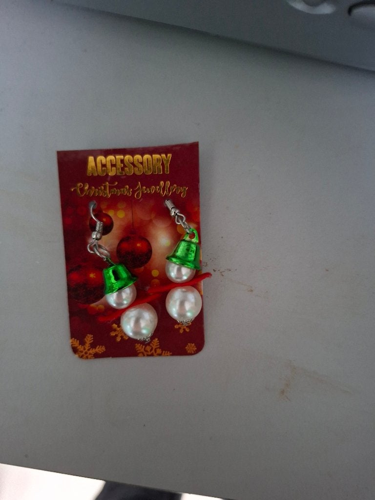 kerst oorbellen, Ophalen of Verzenden, Nieuw, Overige materialen