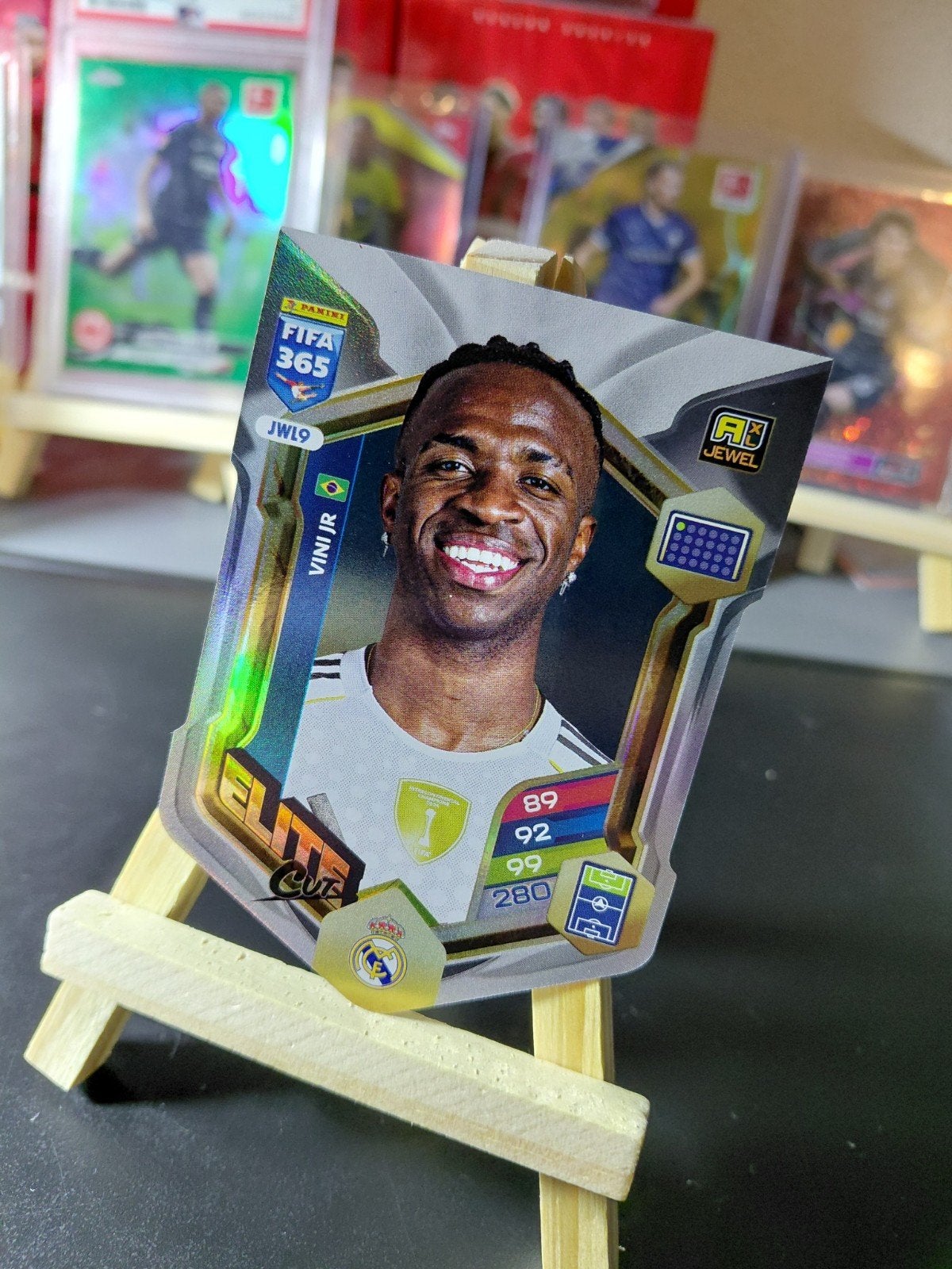 vinicius jr. (real madrid) panini, Ophalen of Verzenden, Nieuw, Buitenlandse clubs, Poster, Plaatje of Sticker