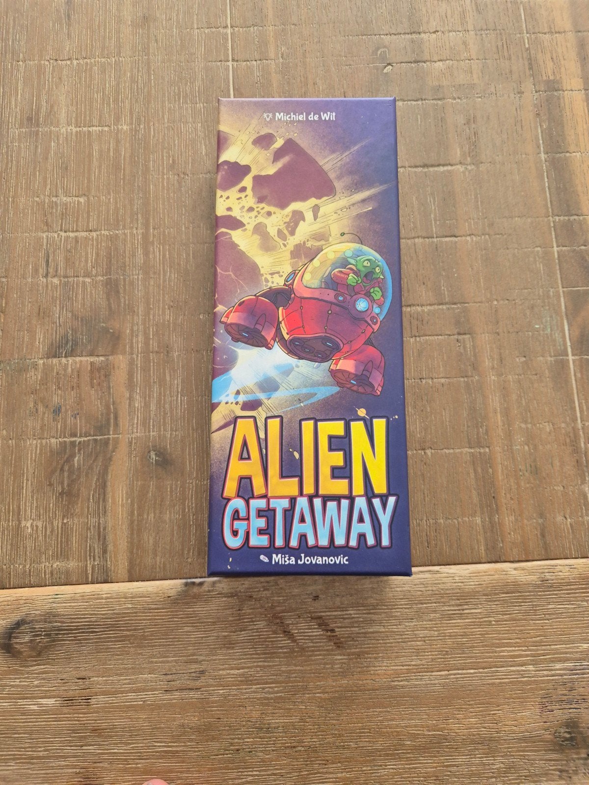 Alien Getaway Bordspel - Nieuwstaat, Een of twee spelers, Ophalen of Verzenden, Zo goed als nieuw, Gam'inBiz