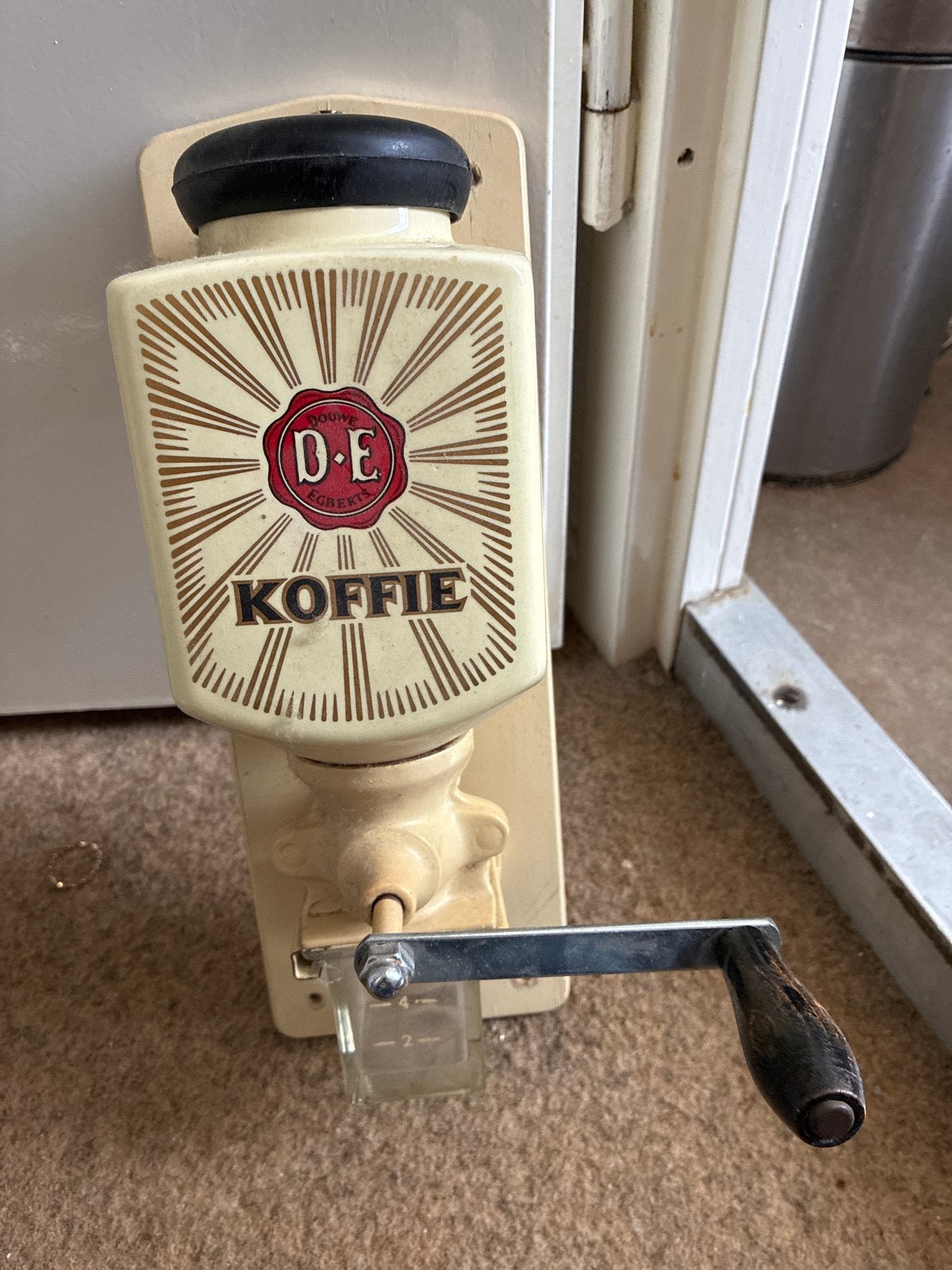 Vintage Douwe Egberts Koffiemolen - Wandmodel, Ophalen of Verzenden