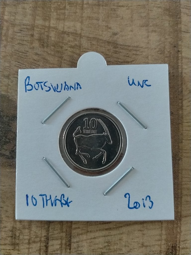 Botswana 10 Thebe 2013 , UNC, Postzegels en Munten, Munten | Afrika, Verzenden, Overige landen, Losse munt