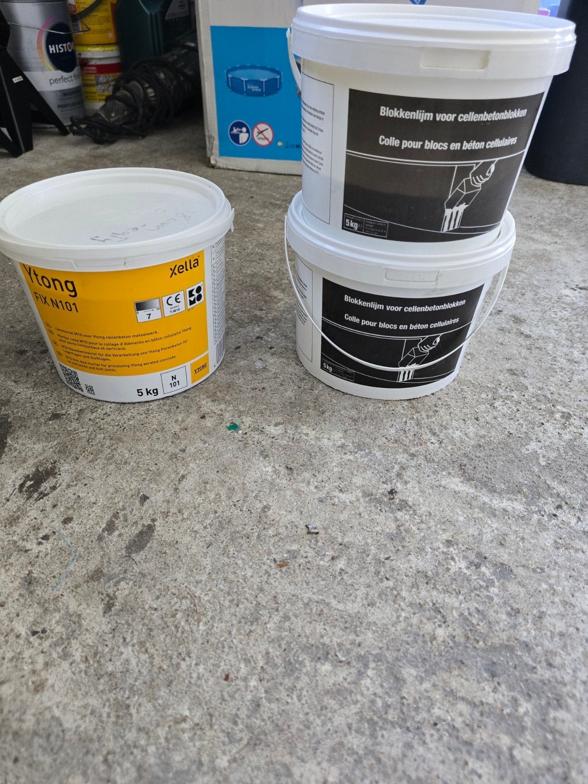 Ytong Fix N101 Lijm voor cellenbetonblokken - 5 kg, Wit, Nieuw, Ophalen of Verzenden, Lak