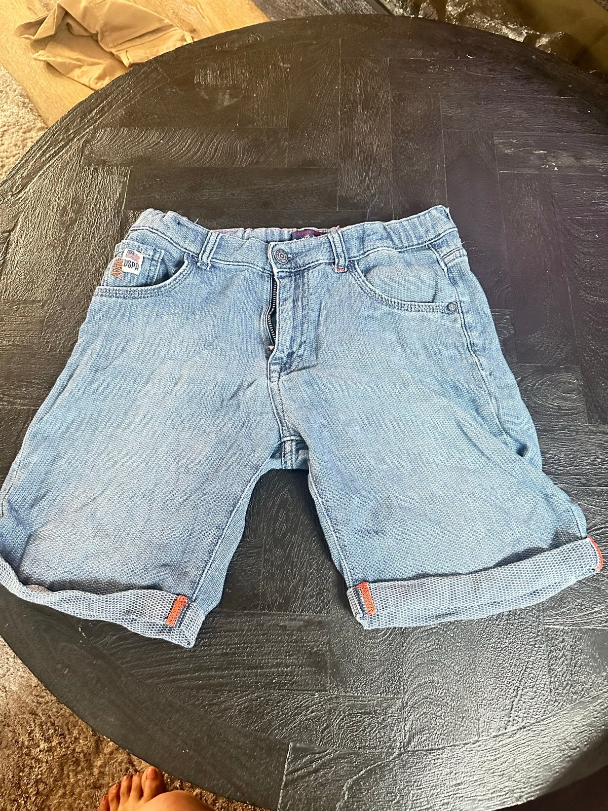 US Polo Assn. Denim Co. korte broek maat 146-152, Kinderen en Baby's, Kinderkleding | Maat 146, Ophalen of Verzenden, Gebruikt