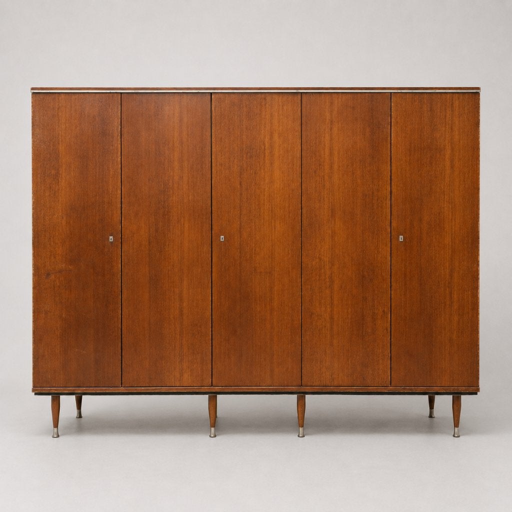 Grote vintage design kledingkast jaren '60 '70, Ophalen of Verzenden, Gebruikt