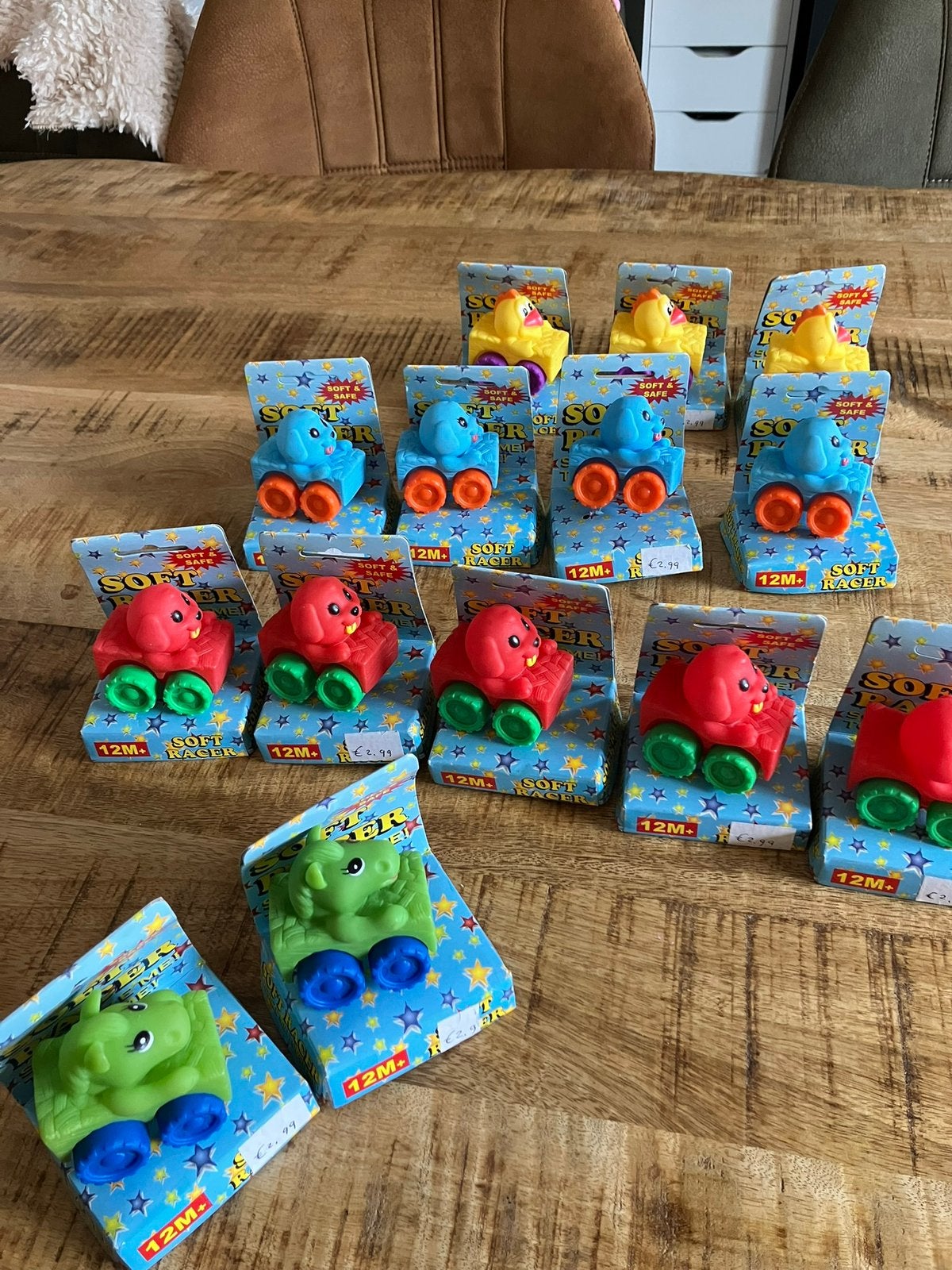 Soft Racer Knijp- en Tastauto's voor Baby's (12M+), Ophalen of Verzenden, Nieuw, Jongen of Meisje
