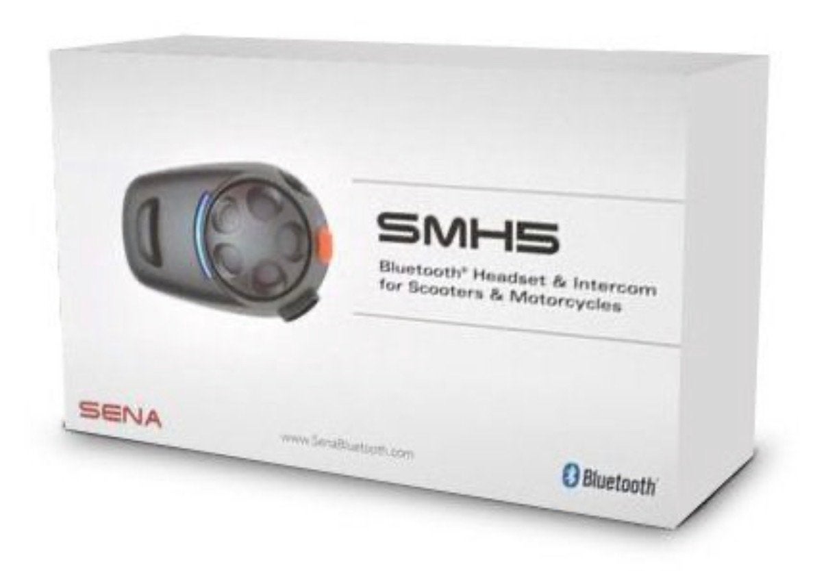 Sena SMH5 Bluetooth Headset & Intercom voor Scooter/Motor, Verzenden, Zo goed als nieuw