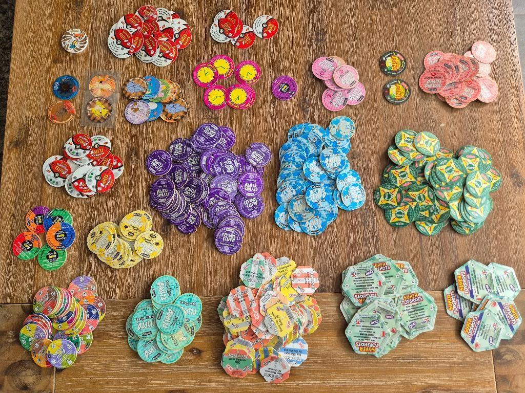 Losse flippo’s (355 stuks) - verschillende series, Ophalen of Verzenden, Spiek, Losse flippo's