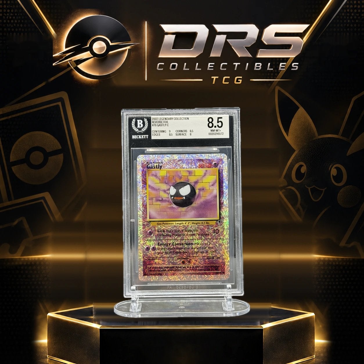 Legendary Collection – Gastly Reverse Holo #76 BGS 8.5, Ophalen of Verzenden, Nieuw, Foil