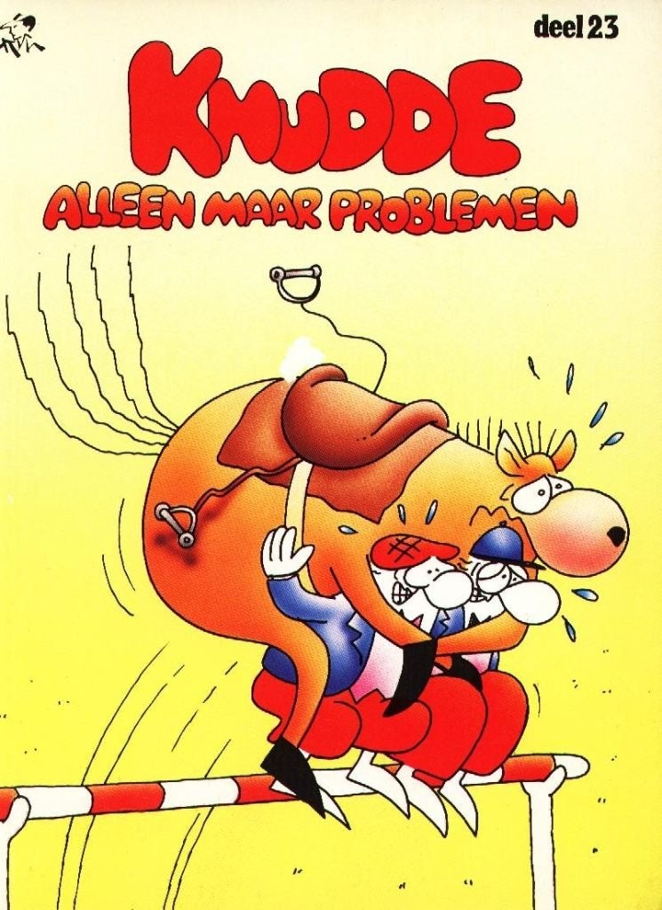 FC Knudde dl23 - Knudde alleen maar problemen - Toon v Driel, Gelezen, Eén stripboek, Ophalen of Verzenden, Toon van Driel
