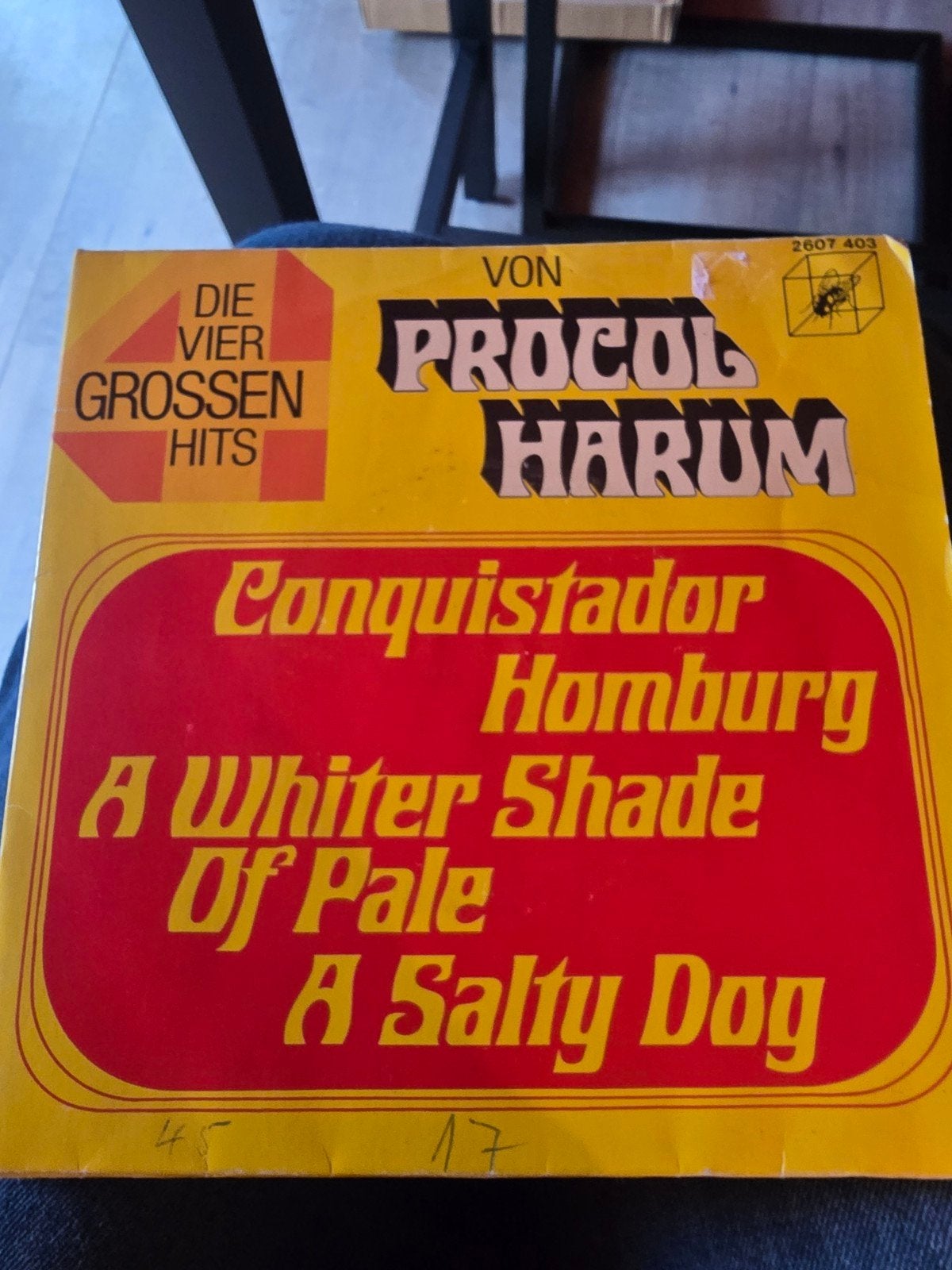 Procol Harum - Die Vier Grossen Hits EP (Vinyl), Cd's en Dvd's, Gebruikt, Pop, 7 inch, Ophalen of Verzenden