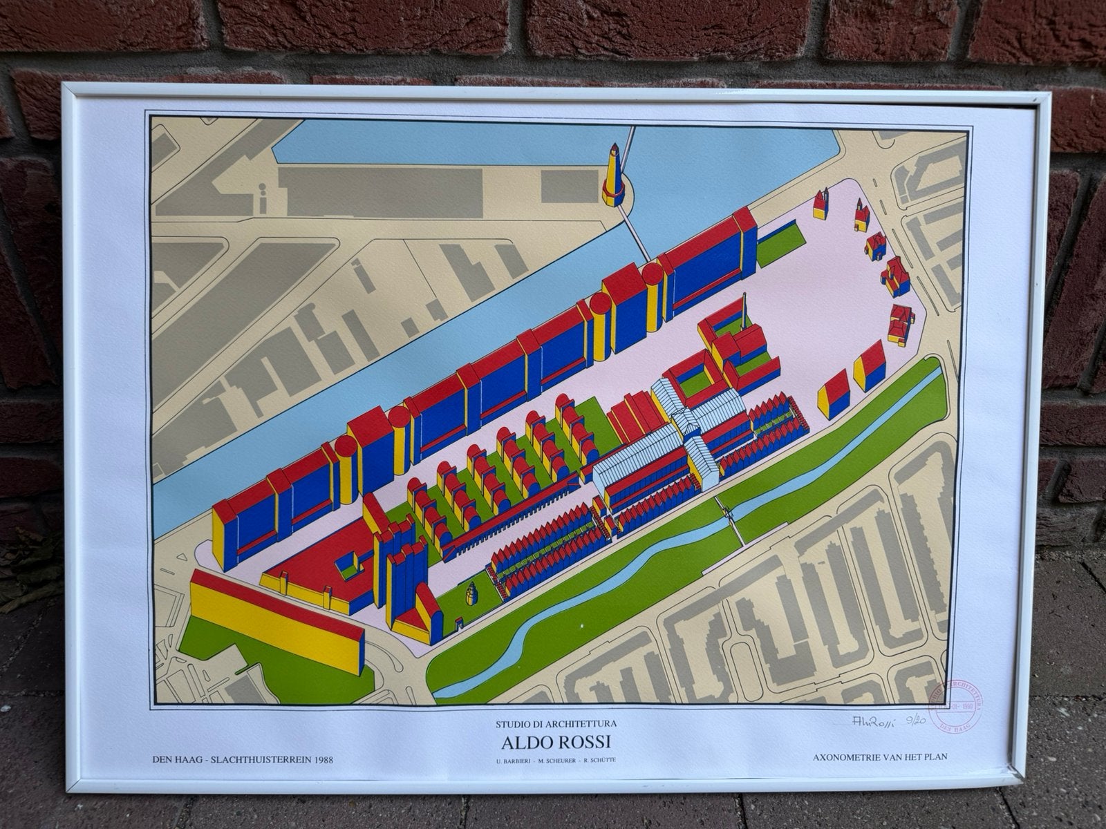 Aldo Rossi 9/20 den haag Slachthuisterrein 1988, Ophalen