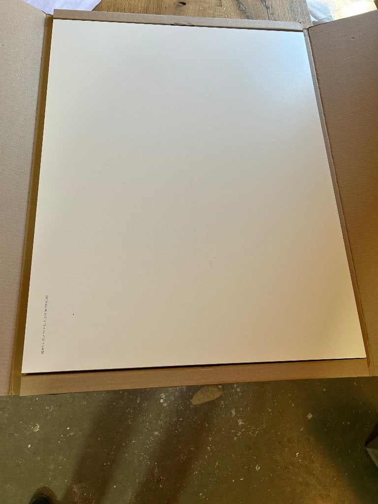 Ikea afwerkpaneel mat wit 800 x forbattra 615 004.176.64, Huis en Inrichting, Ophalen, Wit, Nieuw, 50 tot 100 cm