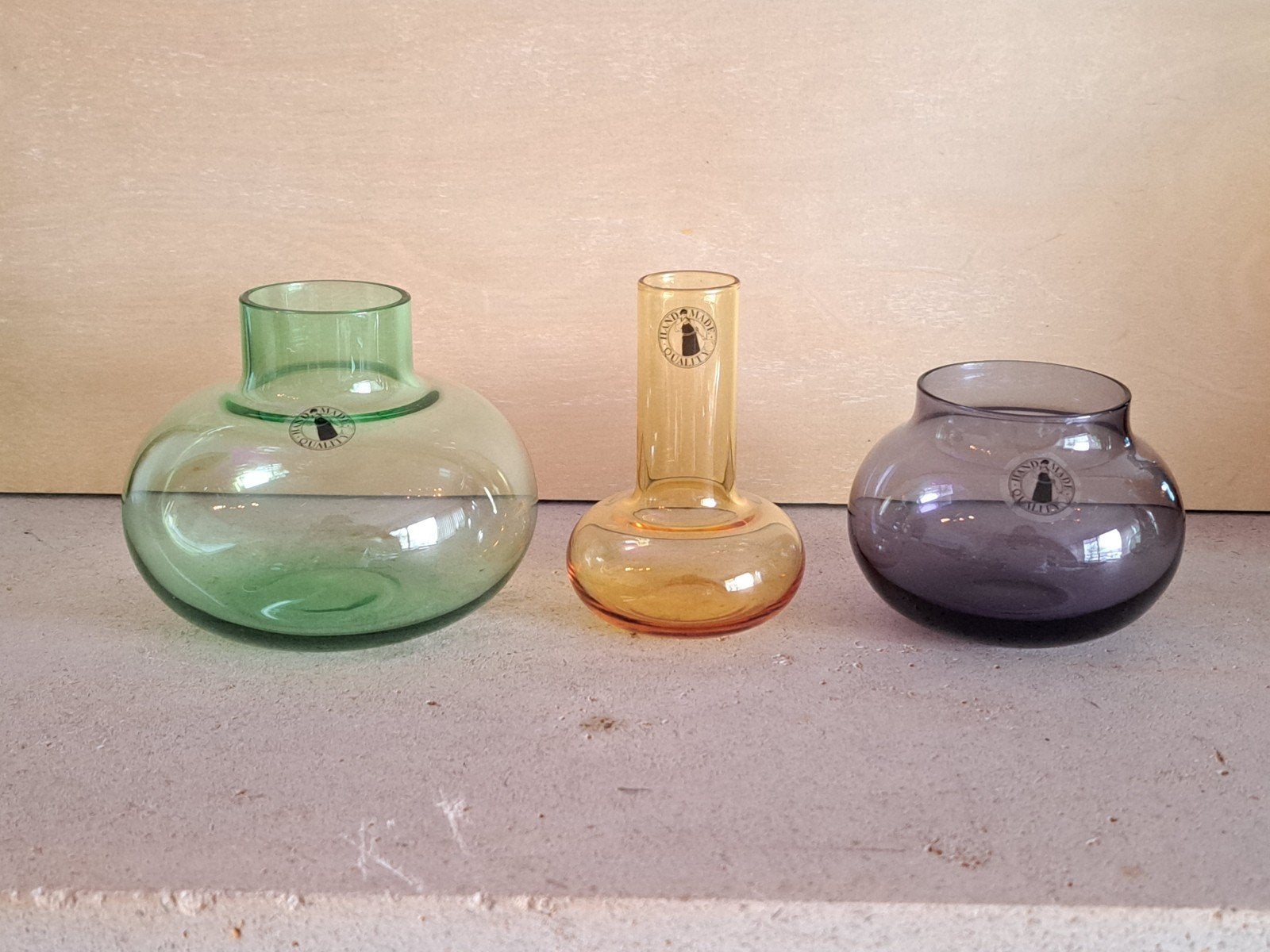 IKEA TJÄRLEK Vazen Set van 3 - Handgemaakt Glas, Ophalen of Verzenden, Nieuw, Glas