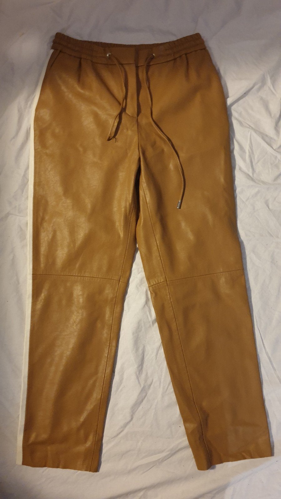 Leuke bruin/witte nepleren Opus broek, Kleding | Dames, Broeken en Pantalons, Bruin, Ophalen of Verzenden, Maat 36 (S), Lang