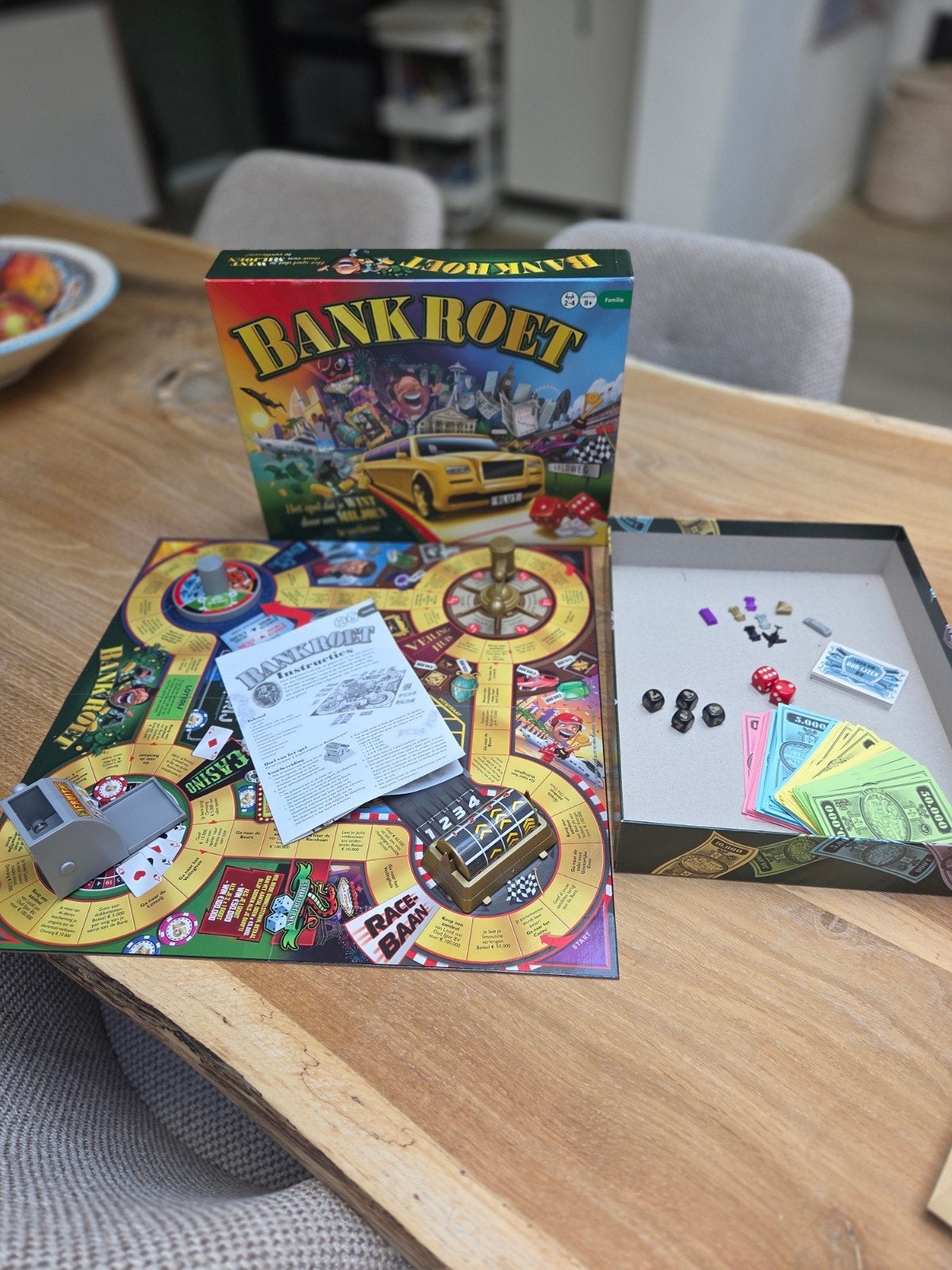 Bankroet Bordspel - Het spel dat je wint door te verliezen, Vijf spelers of meer, Ophalen of Verzenden, Zo goed als nieuw