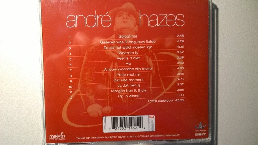 André Hazes - Alleen Met Jou, Ophalen of Verzenden, Zo goed als nieuw, Levenslied of Smartlap