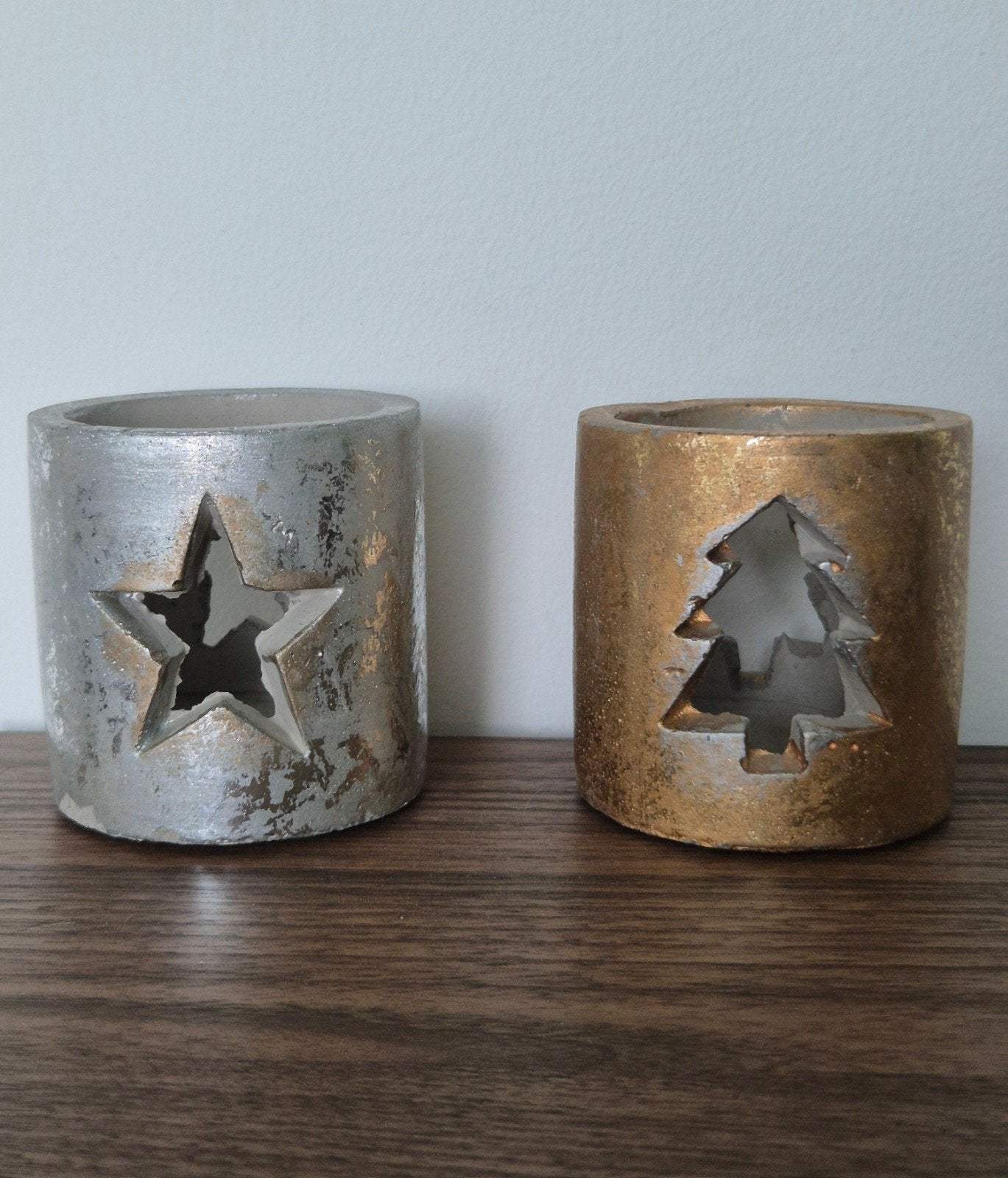 Gratis waxinelichthouders kerst (ster en kerstboom), Ophalen