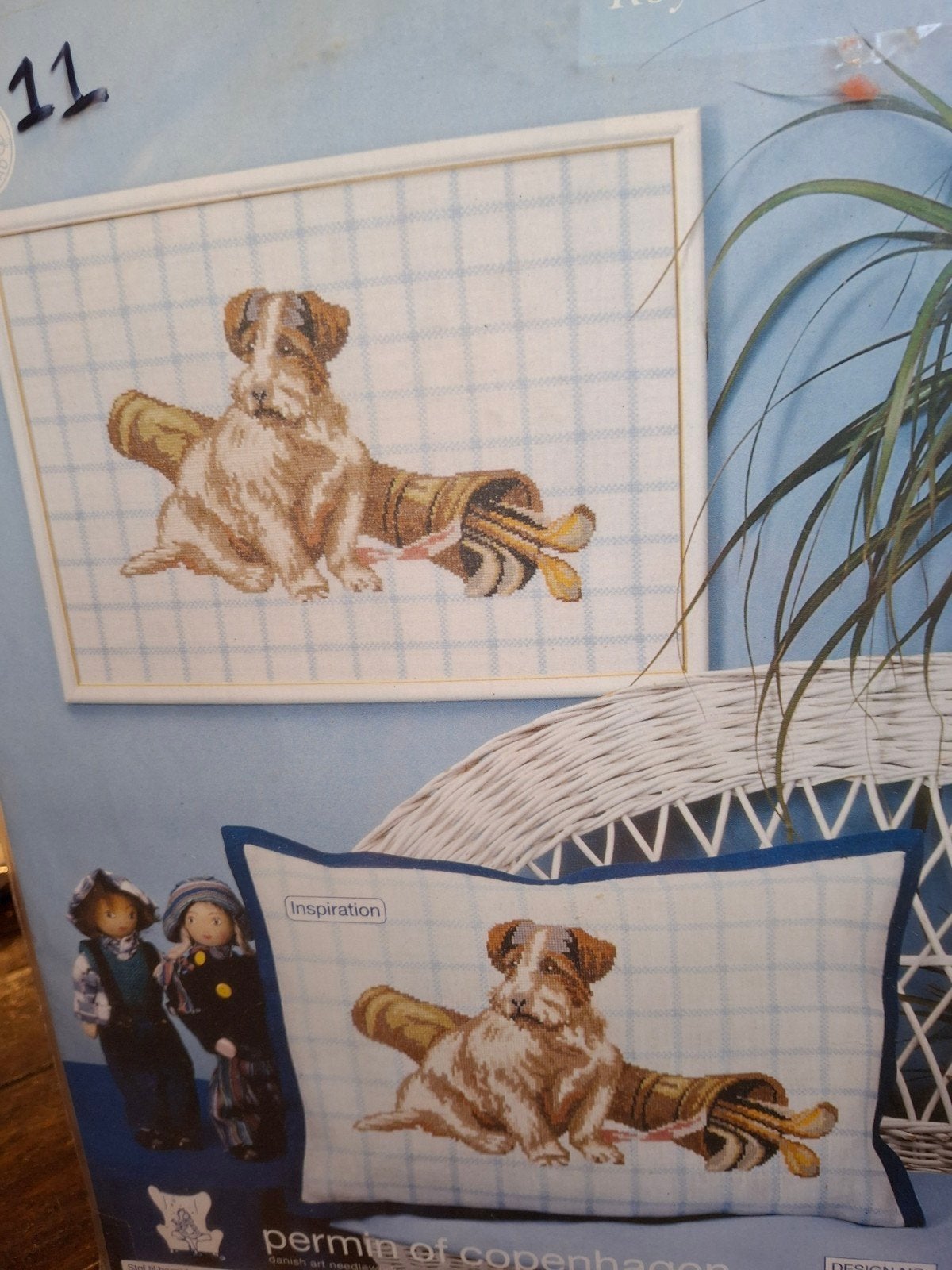 Hondje met golf sticks, Ophalen of Verzenden, Nieuw, Borduurpakket