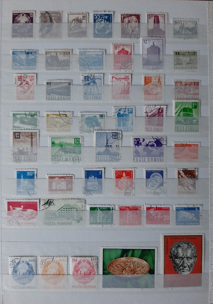 1 kaart Postzegels Roemenië Gestempeld, Ophalen, Overige landen, Gestempeld