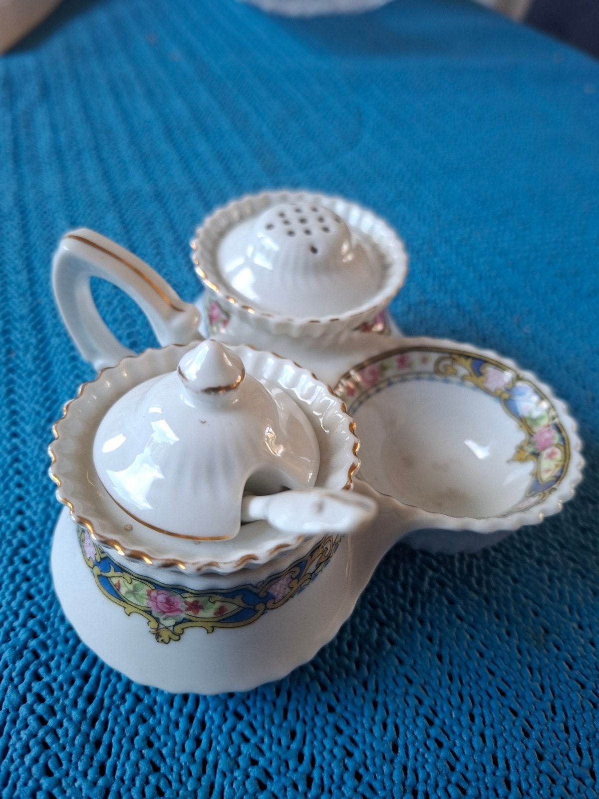 Victoria Porseleinen Kruidenrekje - Vintage Slowaaks, Ophalen of Verzenden