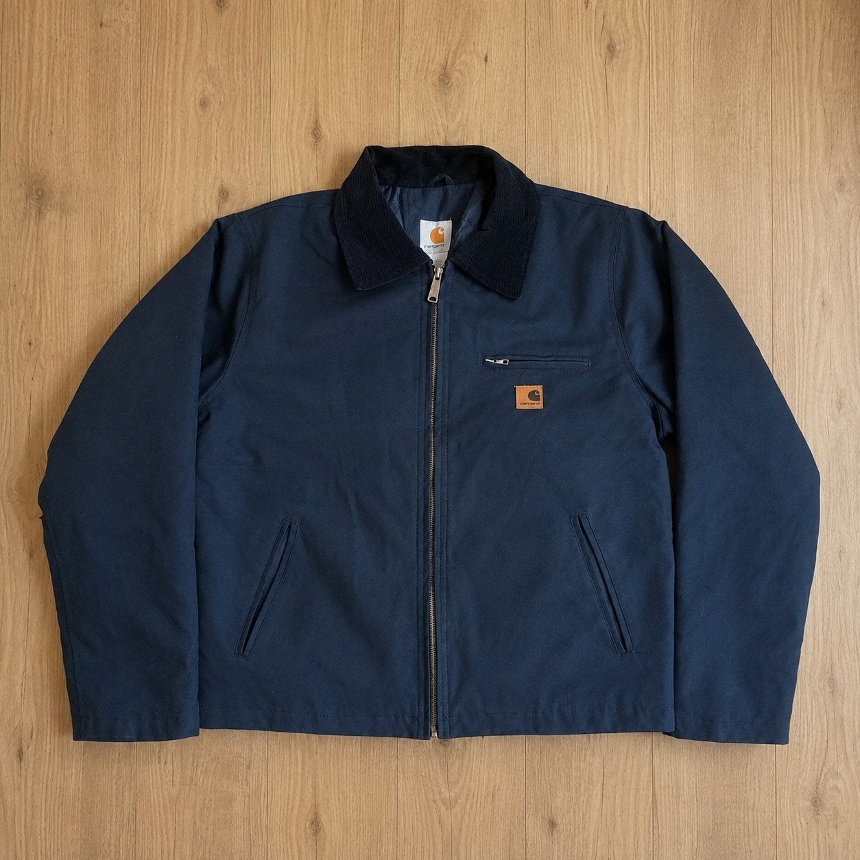 Carhartt Detroit Jacket Zwart Maat M, Zwart, Carhartt, Zo goed als nieuw, Verzenden