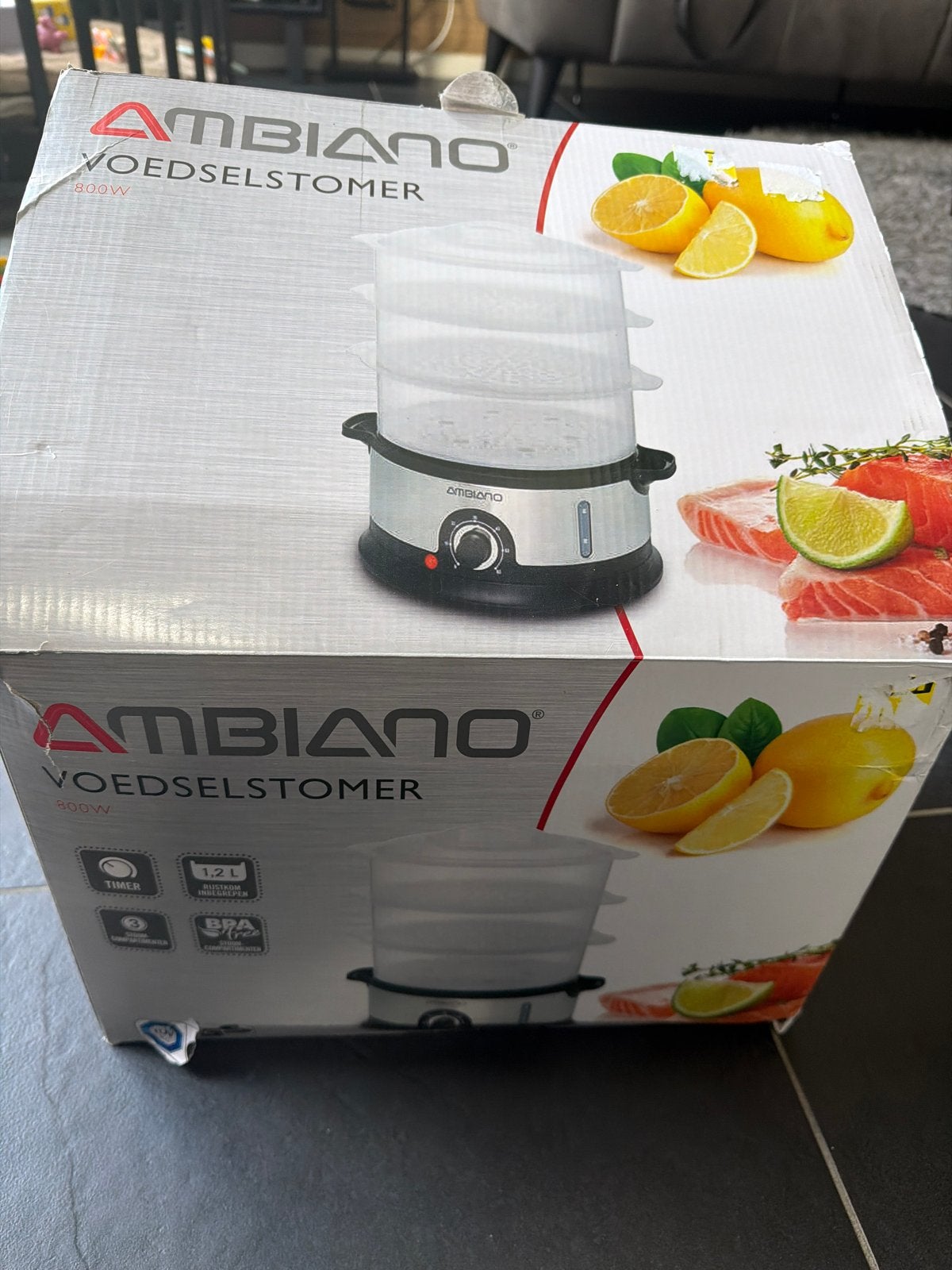 Ambiano Voedselstomer 800W - Nieuw in doos, Ophalen of Verzenden, Nieuw, Kledingstomer
