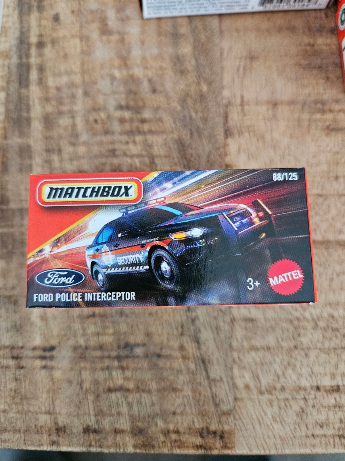 Matchbox Ford Police interceptor nieuw, Ophalen of Verzenden, Nieuw, Auto