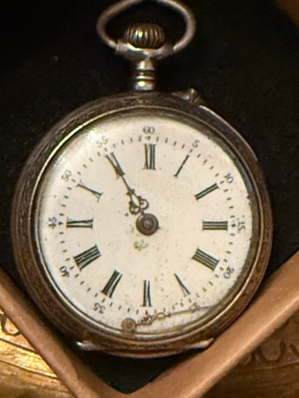 Antiek Zakhorloge Zilver 0.800 - Marie Remontoir Cylindre, Overige merken, Zakhorloge, Ophalen of Verzenden, Voor 1900