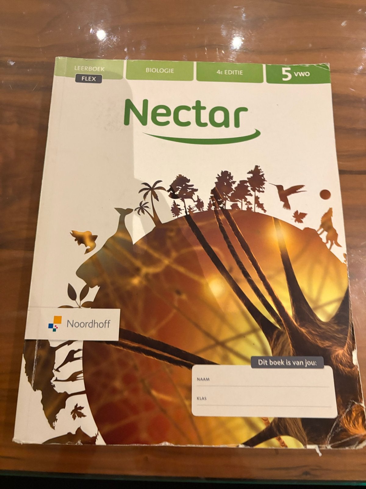 Nectar Biologie 5 VWO Leerboek Flex 4e editie Noordhoff, Ophalen of Verzenden, Beta, Gelezen, Overige niveaus
