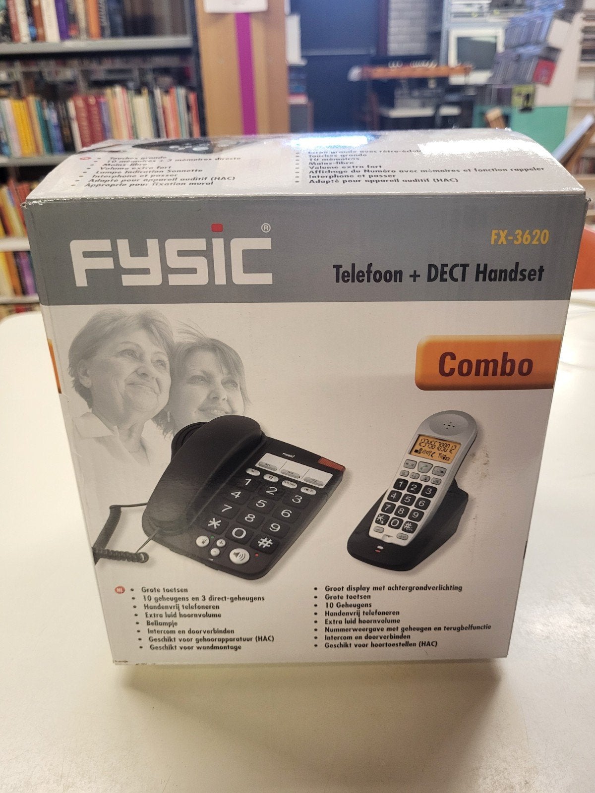 Fysic FX-3620, Telecommunicatie, Vaste telefoons | Handsets en Draadloos, 1 handset, Kringloop Laares, Ophalen of Verzenden, Minkmaatstraat 126