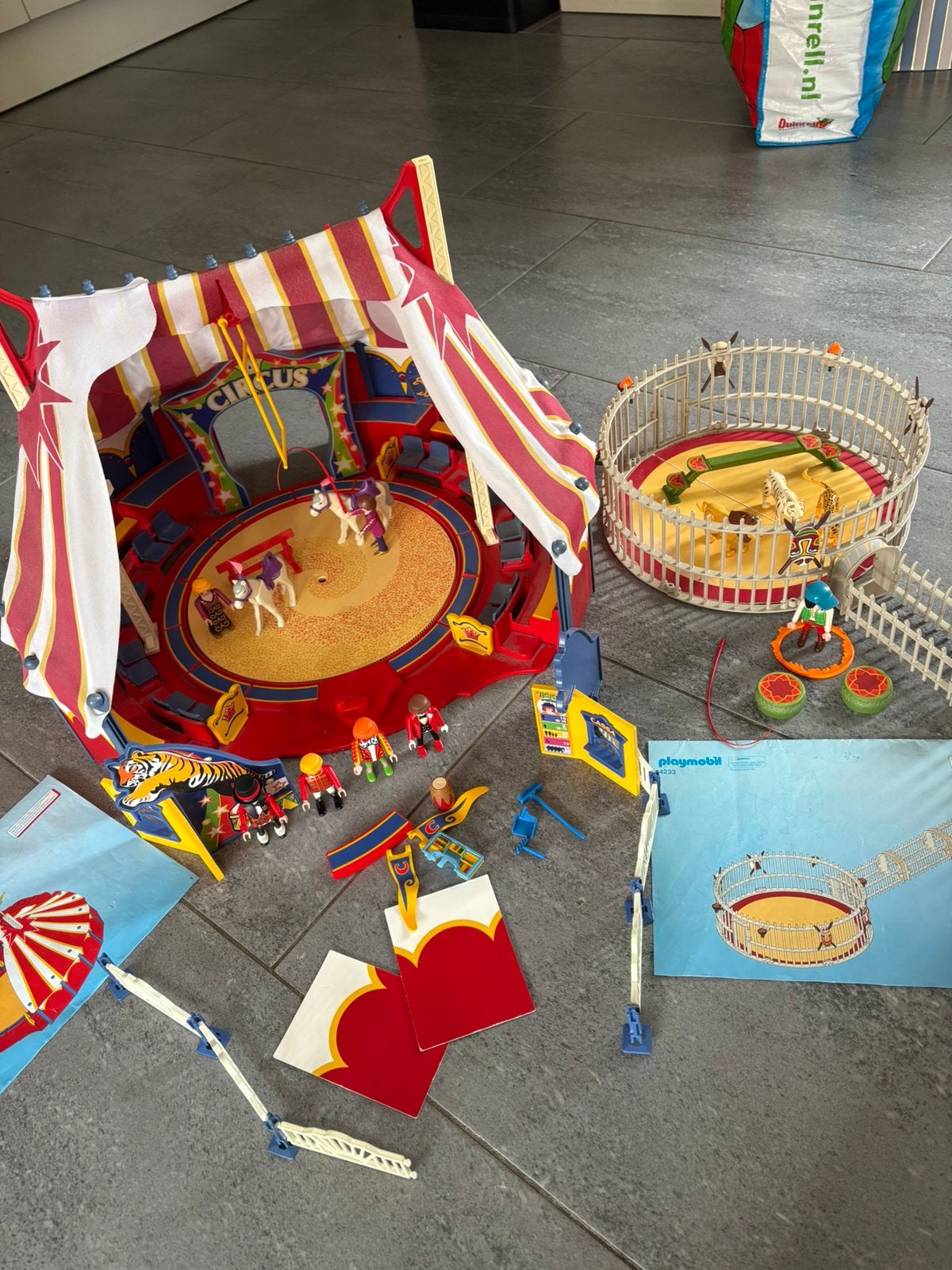 Playmobil circus meerdere sets 4230.4233.4234, Kinderen en Baby's, Ophalen of Verzenden, Gebruikt, Complete set, Overige typen