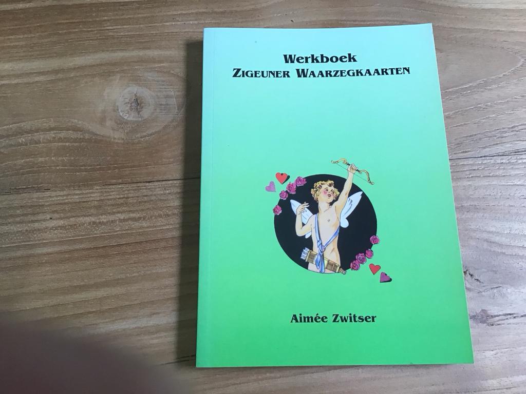 Werkboek Zigeuner Waarzegkaarten - Aimée Zwitser, Ophalen of Verzenden, Zo goed als nieuw, Tarot of Kaarten leggen, Instructieboek