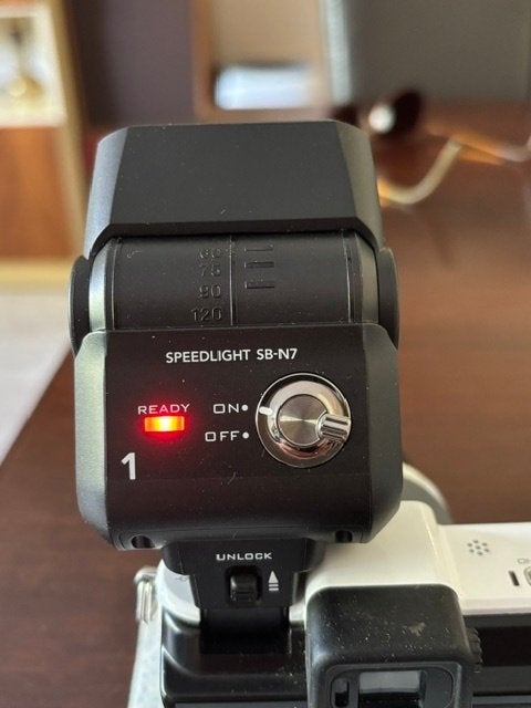 Nieuwe flitser Nikon  SB-N7 voor 1 V1 en 1 V2, Nikon, Externe flitser, Nieuw, Ophalen of Verzenden