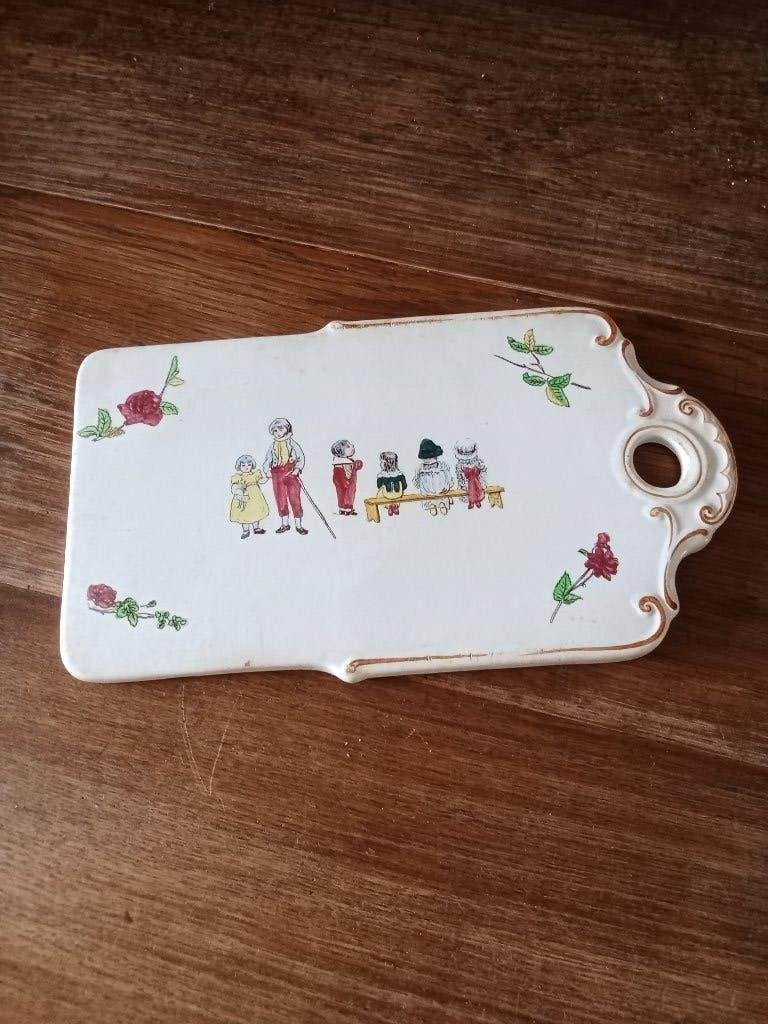Prachtige broodplank oude BFK Boch kinderafbeeldingen, Ophalen of Verzenden