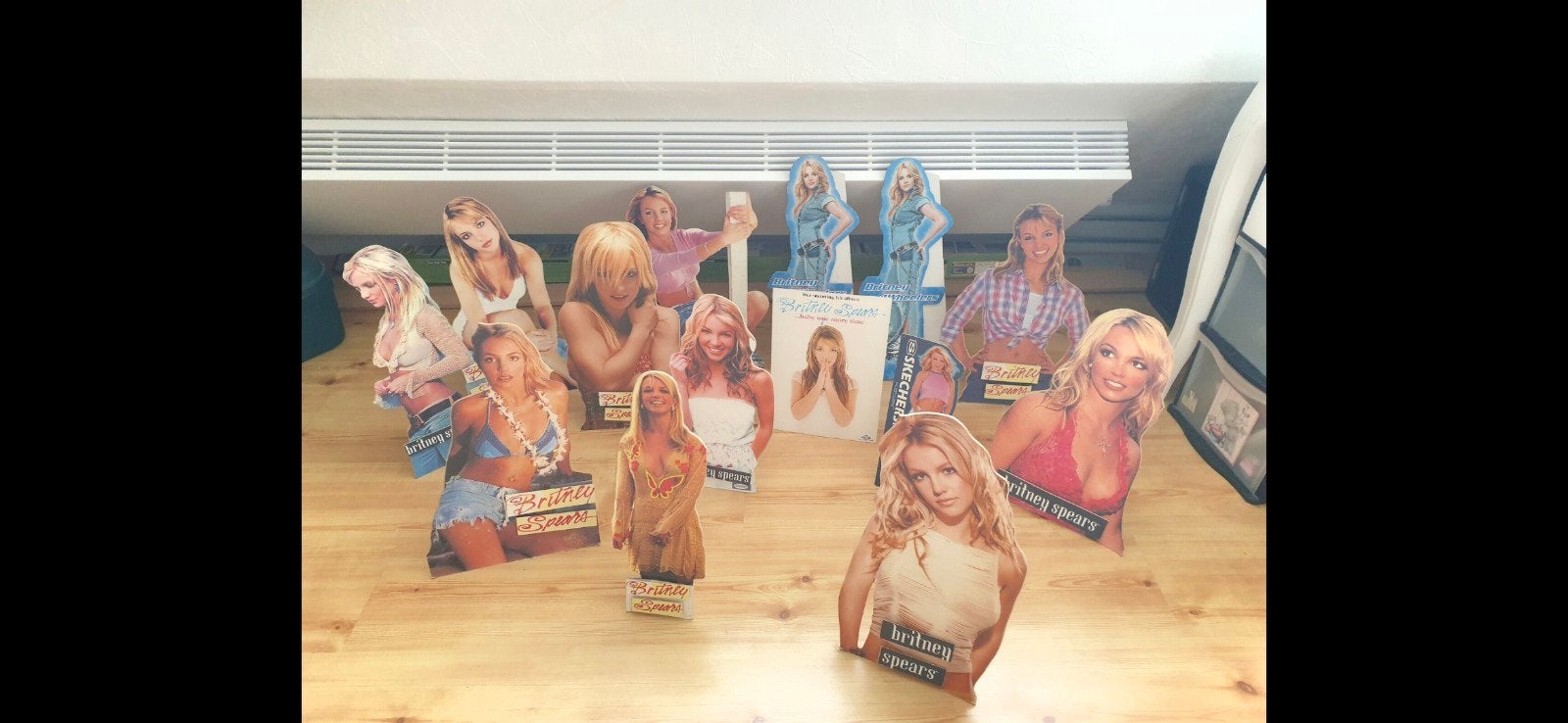 Britney Spears Kartonnen Standees - Diverse Formaten, Ophalen of Verzenden, Gebruikt, Pop, Beeldje of Miniatuur