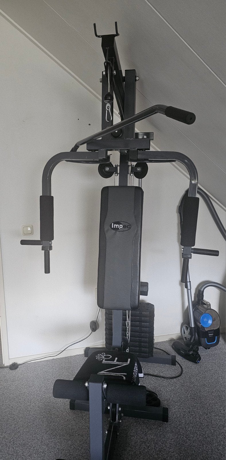 Compleet en Veelzijdig Fitness Apparaat - Krachtstation, Sport en Fitness, Benen, Krachtstation, Ophalen of Verzenden, Zo goed als nieuw
