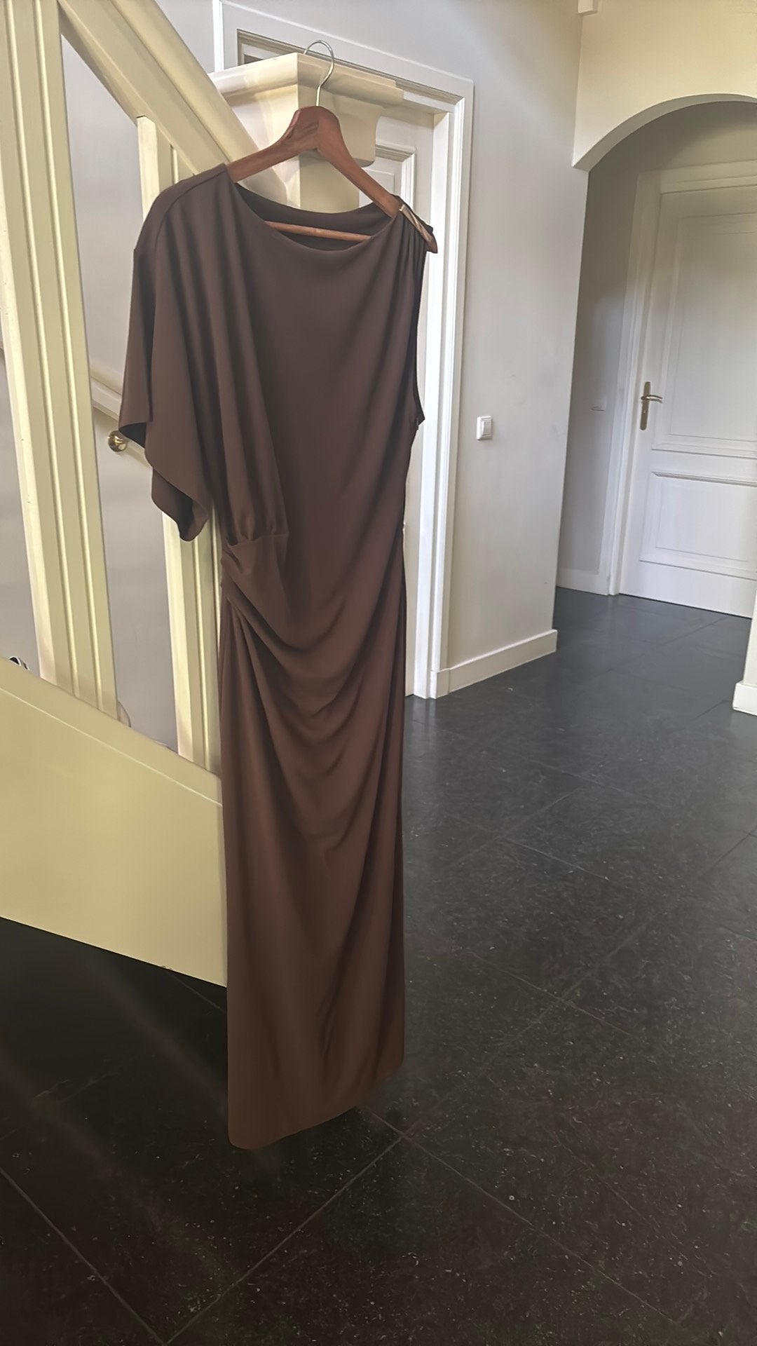 Te koop: Jurk Dante 6 M, Maat 38/40 (M), Bruin, Ophalen of Verzenden, Zo goed als nieuw