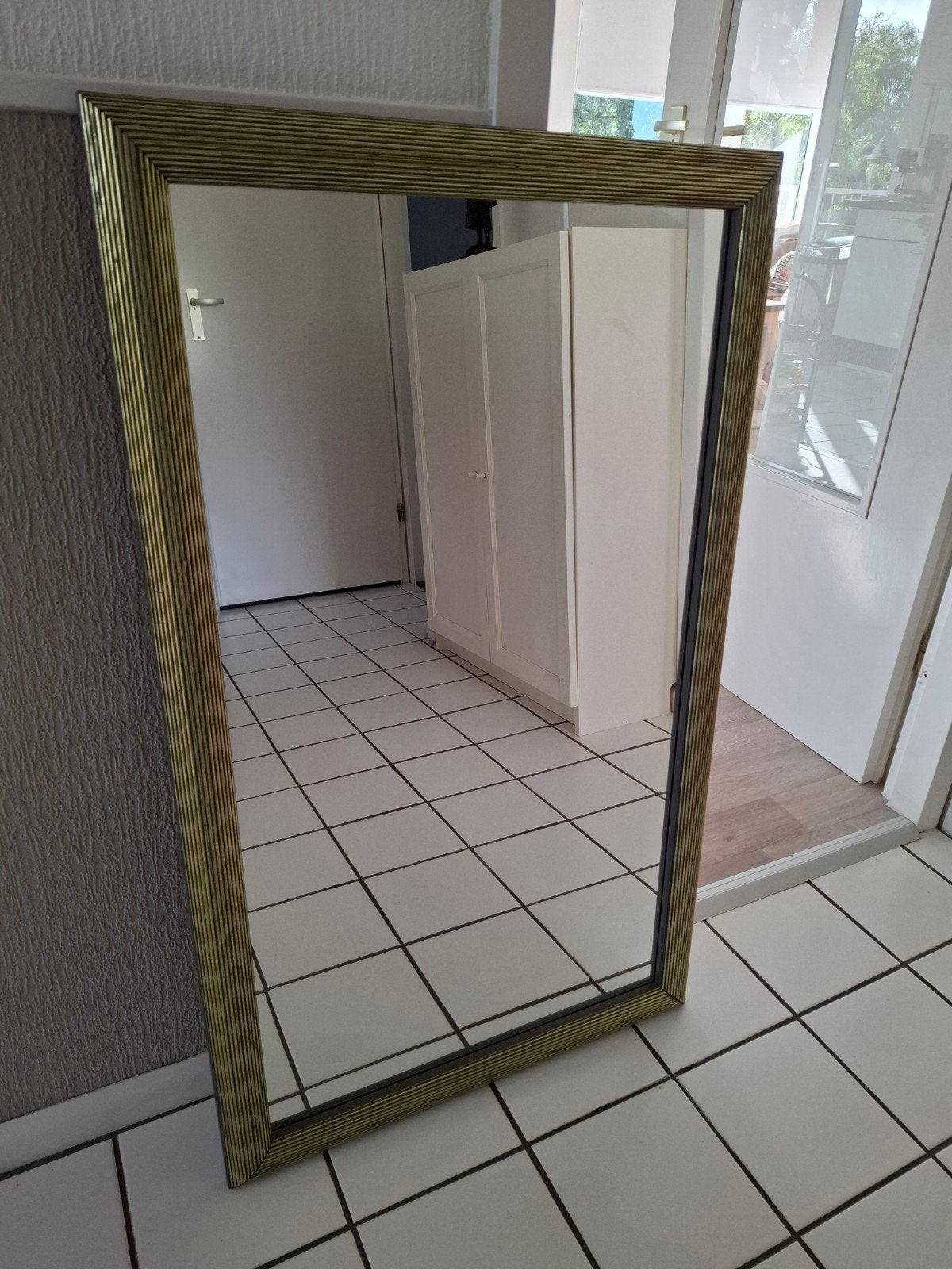 prachtige spiegel, Ophalen, Zo goed als nieuw, Rechthoekig, Minder dan 100 cm
