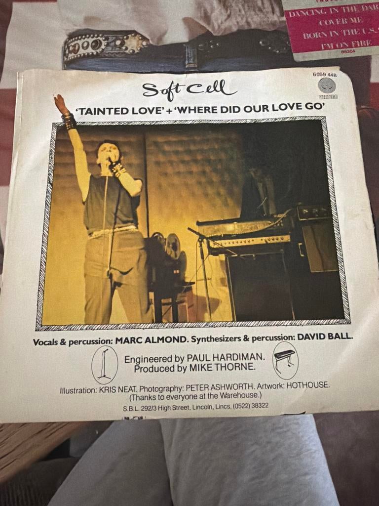 Soft Cell - Tainted Love + Where Did Our Love Go, Cd's en Dvd's, Vinyl Singles, Gebruikt, 7 inch, Single, Ophalen of Verzenden