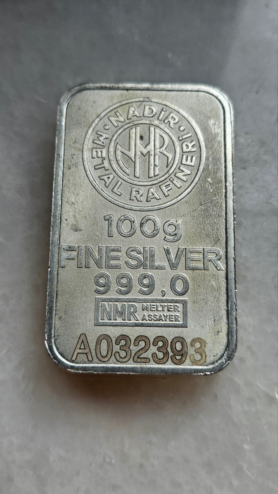 100 gram 999 zikver nadir, Ophalen of Verzenden, Zilver