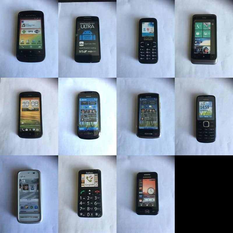 mobiel phone placebo dummy 11 stuks diverse mobile telefoon, Ophalen of Verzenden, 6 megapixel of meer