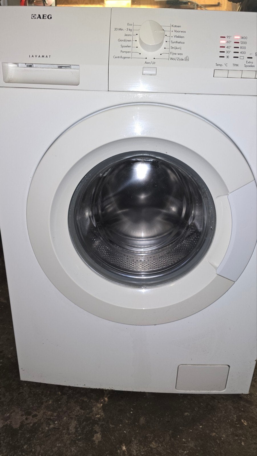 AEG Lavamat wasmachine - Goed werkend, Ophalen, Gebruikt, Voorlader, Kort programma