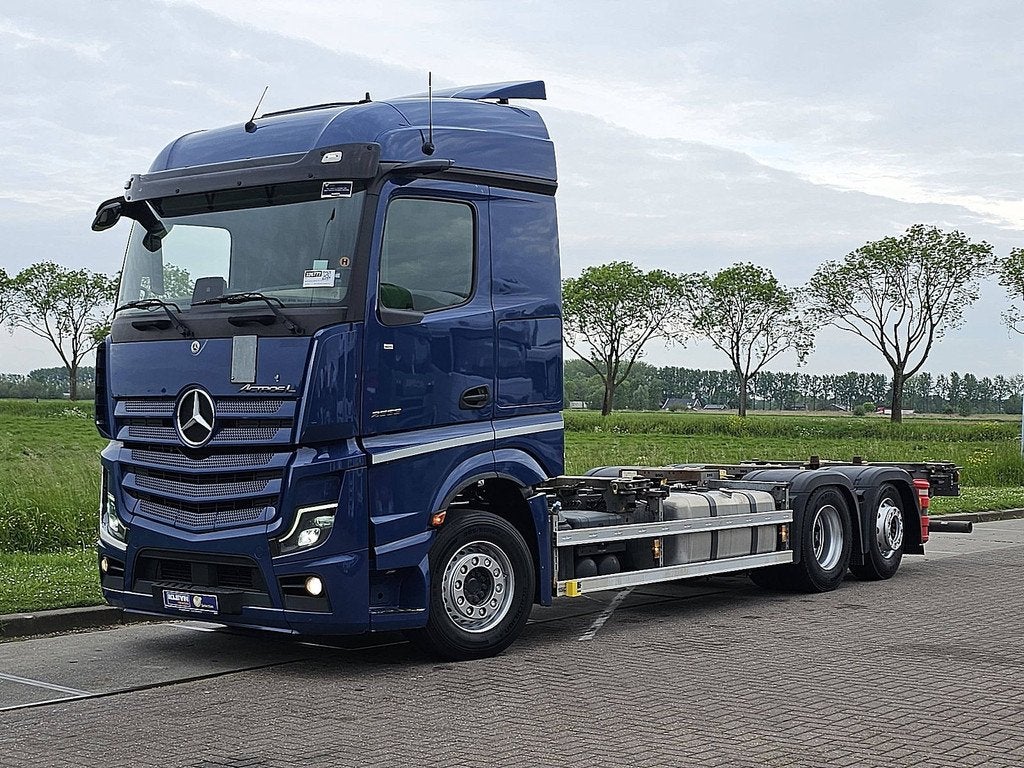 MERCEDES-BENZ ACTROS 2553 oil retarder 6x2*4, Automaat, Euro 6, Blauw, Mercedes-Benz