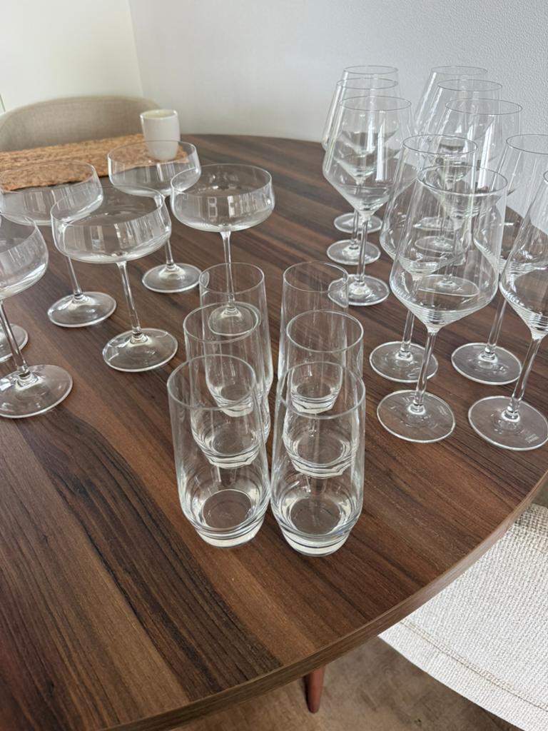 Glazen set Schott Zwiesel & Kuhn Rikon - Zo goed als nieuw, Huis en Inrichting, Keuken | Servies, Ophalen, Zo goed als nieuw, Glas