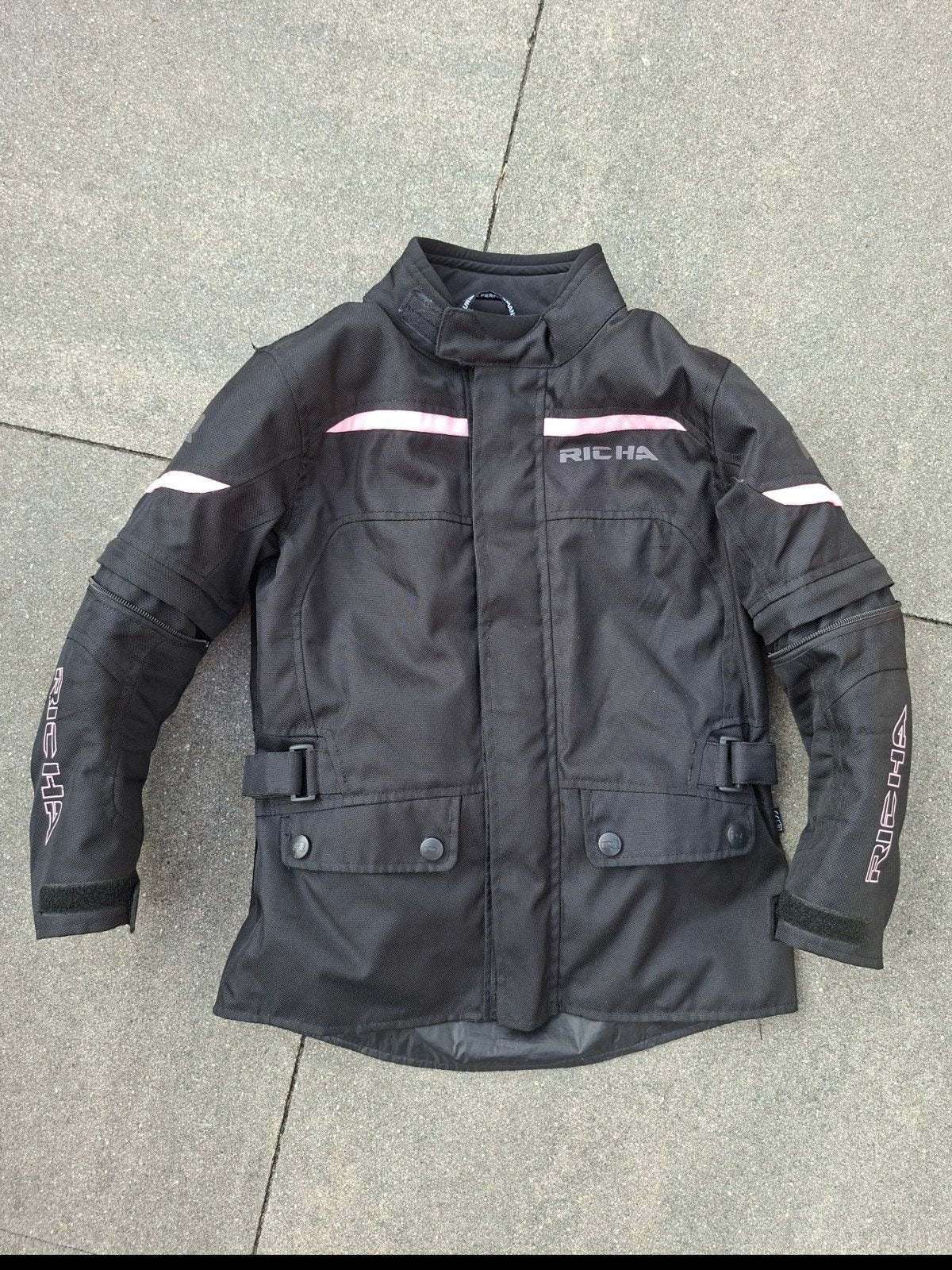 Richa motorjas kind maat 140 Zwart/Roze, Motoren, Jas | textiel, Kinderen, Ophalen of Verzenden, Richa