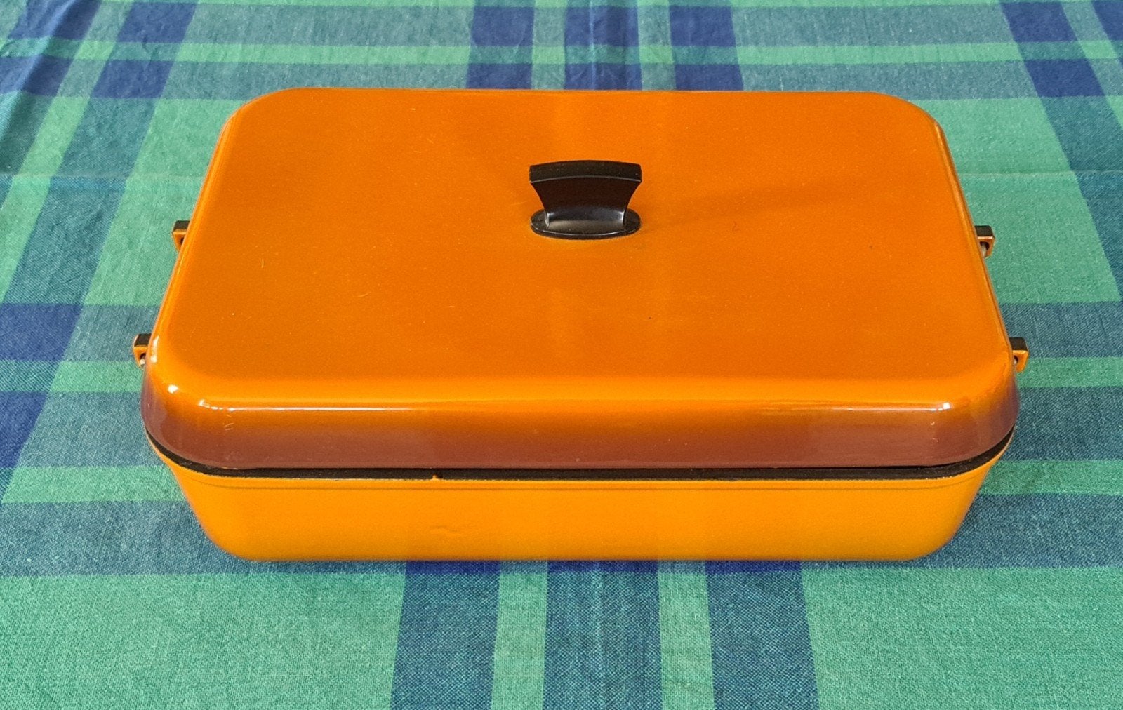 grote vintage EMALCO gietijzeren braadslee uit de jaren 70, Ophalen of Verzenden, Gietijzer