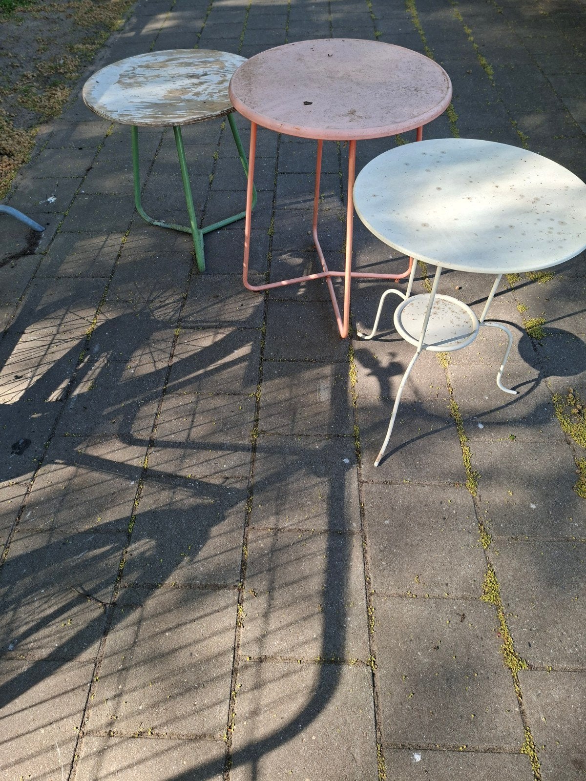 retro tafels, Tuin en Terras, Ophalen, Rechthoekig